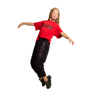 Костюм спортивный (8-15)-3-ка,кофта с капюшёном, красная футболка,брюки на манжетах, с надписями чёрный хлопок 20121