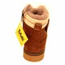 Ботинки (27-30)-Тимберленды на шнуровке, сбоку замок, на меху рыжий нубук 1226-08