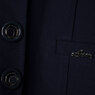 Школьная форма Сарафан (5-16) -на 4 пуговицах,2 -кармана, юбка складка синий габардин 70790