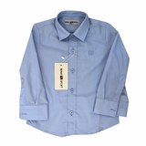 Рубашка (2-6)-д/р,классика голубой 101