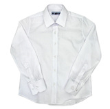 Школьная форма Рубашка (7-16)-д/р,с потайной мелкой клеточкой белый хлопок 6033