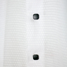 Рубашка (6-14)-д/р,ромбик, с синей стрелкой на воротнике, и синим кантом на манжете, на синих  кнопках белый 1 1207-1